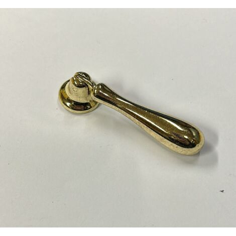 ORECA - PENDENTE CON ROSETTA IN OTTONE LUCIDO 18X68MM