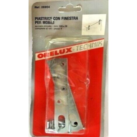 ORECA - PIASTRINE CON FINESTRA 120X19MM