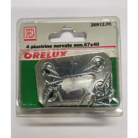ORECA - PIASTRINE NERVATE 67X40MM