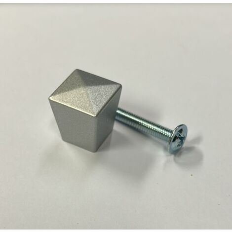 ORECA - POMOLO ABS QUADRO IN ALLUMINIO 32X12X20MM