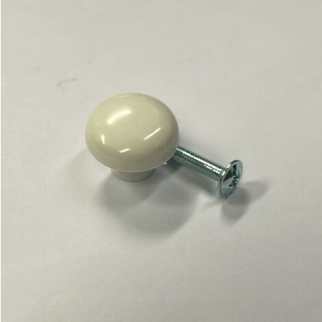 ORECA - POMOLO IN ABS LACCATO BIANCO 22X18MM