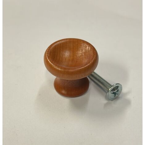 ORECA - POMOLO IN LEGNO DI FAGGIO COLORECILIEGIO 27X22MM