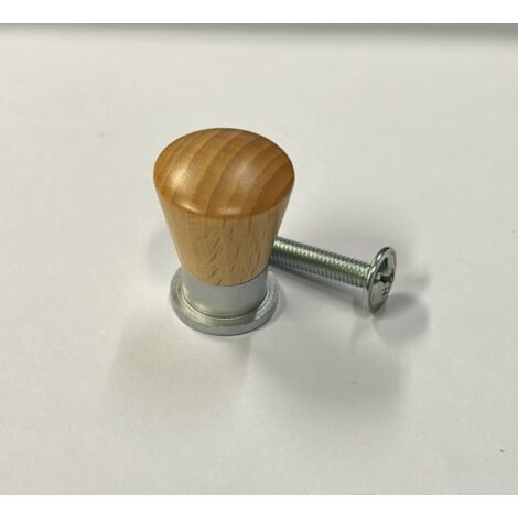 ORECA - POMOLO IN LEGNO DI FAGGIO E METALLO 18X25MM