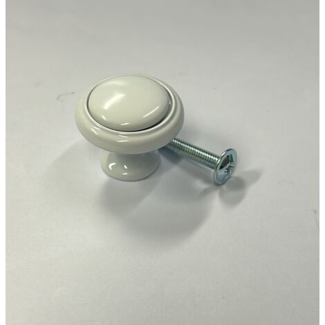 ORECA - POMOLO TONDO IN ZAMA BIANCA 28X22MM