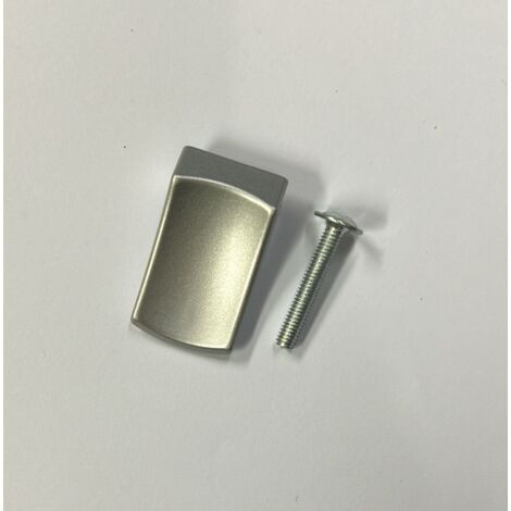 ORECA - POMOLO ZAMA ALLUMINIO SATINATO 28X20X24MM