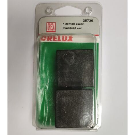 ORECA - PUNTALI QUADRI 40X40MM NERI PZ4