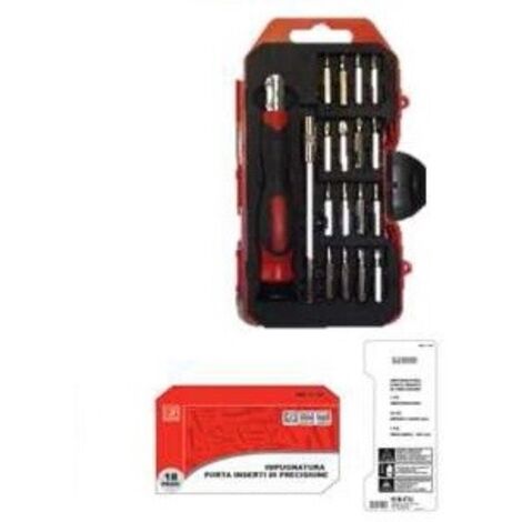 ORECA - SET INSERTI CROMO VANADIO + IMPUGNATURA 18 PEZZI
