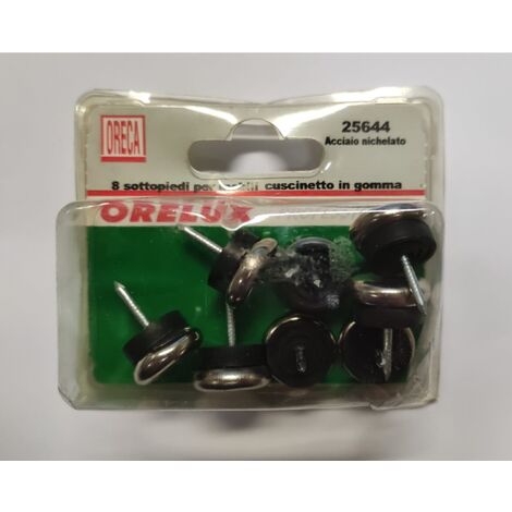 ORECA - SOTTOPIEDI CON CHIODI IN FERRO NICHELATO 20MM 8PZ