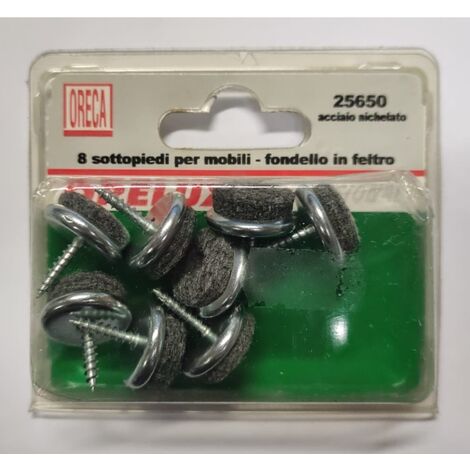 ORECA - SOTTOPIEDI CON PERNO DA AVVITARE 20MM