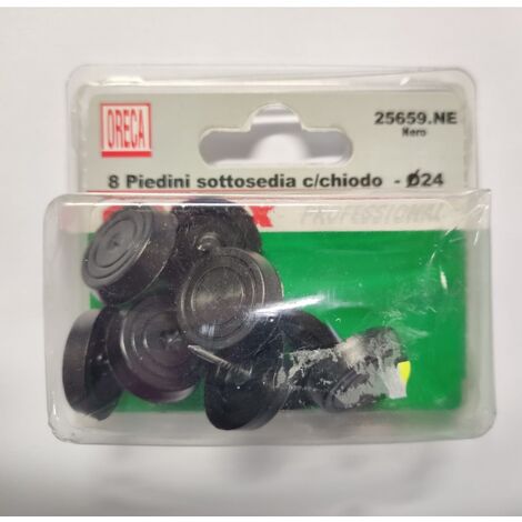 ORECA - SOTTOPIEDI NERI 24MM 8PZ