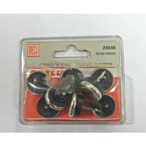 ORECA - SOTTOPIEDI NICHELATI CON CHIODO22MM