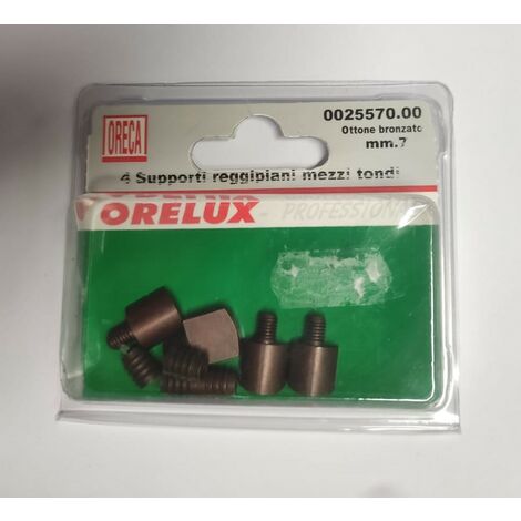 ORECA - SUPPORTI REGGIPIANO MEZZI TONDIPERNO FILETTATO 5MM