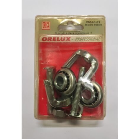 ORECA - SUPPORTO A SFERA REGOLABILE CONGAMBO FILETTATO 10MM