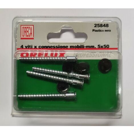 ORECA - VITI PER CONNESSIONE MOBILI CONIMPRONTA A CROCE 5X50MM 4PZ