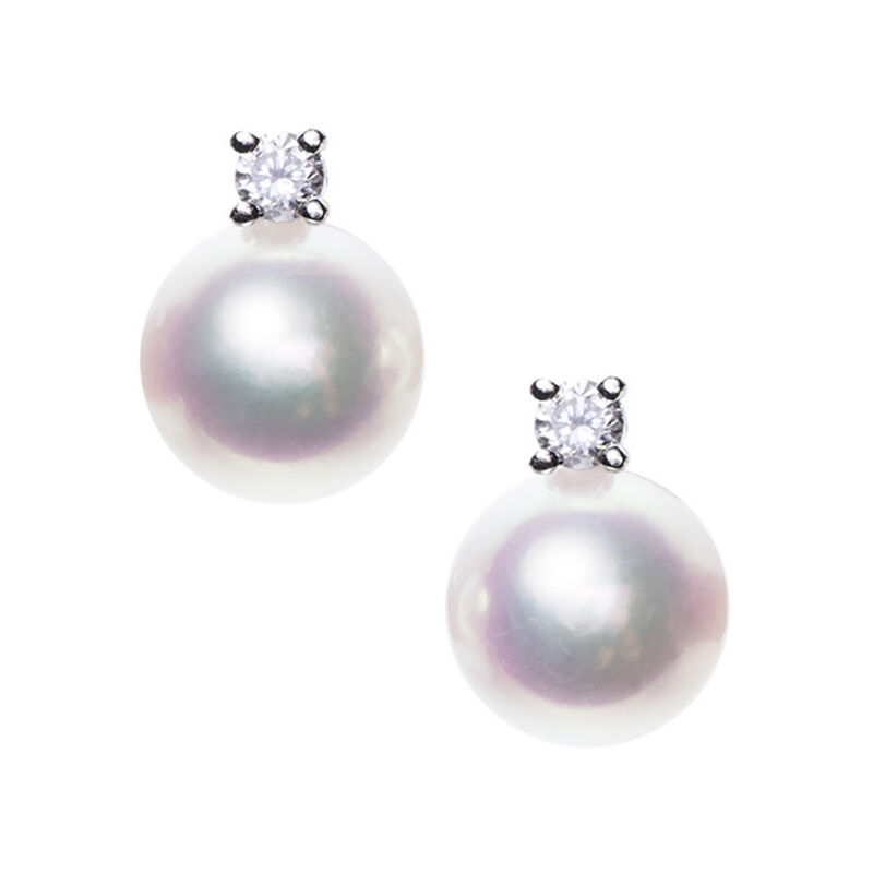 Orecchini di perle in argento S925 stile femminile...