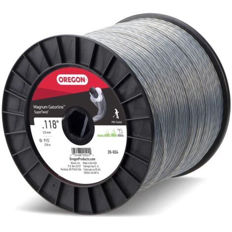 Oregon 20-024 Gatorline Super-Twist Magnum - Bobina da 2,3 kg di Filo per decespugliatore da 0,3 cm x 915 Piedi