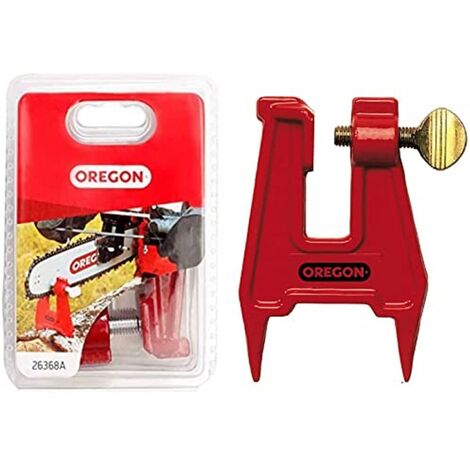 Oregon 26368A Morsetto Sostegno per Barra, Rosso