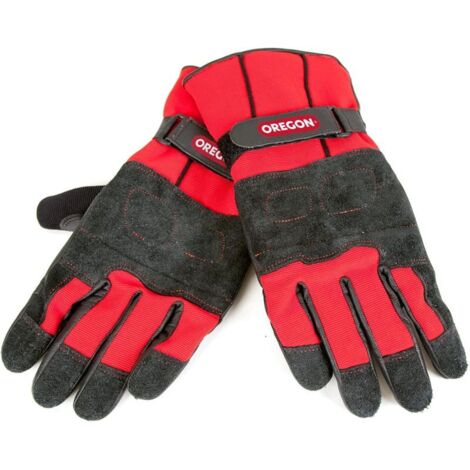 Oregon 295485/M Guanti Protettivi per Motosega, Taglia M, Nero, 33x13x3.5 cm