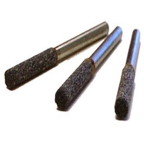 Oregon 31396 - Set di 3 Pietre per affilatura per Motosega Non filettate, 3/16", Confezione da 3