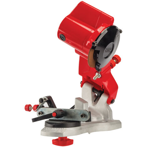 Oregon – Affûteuse de chaîne pour tronçonneuse – Moteur unidirectionnel – Étau à serrage manuel – Compatible avec chaînes jusqu'à 0,404 – 310230