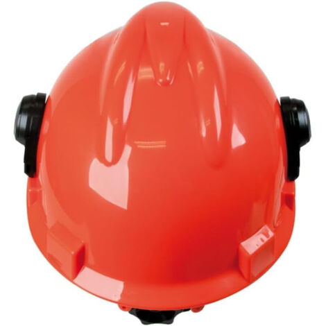 Oregon – Casque de protection 562412 – Polypropylène résistant aux chocs – Visière acier inoxydable – Réduction sonore 25,9 dB – Harnais ajustable 6 points
