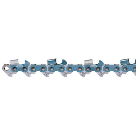 Oregon – Chaîne pour tronçonneuse 3/8' – Longueur 500mm – 72 maillons – Burin plein pour coupe nette – Acier breveté pour durabilité