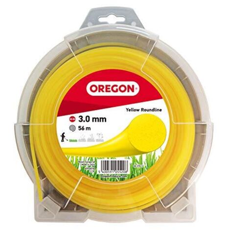 Oregon Filo per Decespugliatore Rotondo in Nylon Resistente, Adatto per Erba Alta, Rifiniture e Vegetazione Fitta, Compatibile con Numerosi Marchi, 3,6 mm x 56 m (69-370-Y)