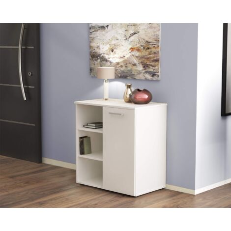 Appendiabiti Con Scaffale Per Scarpe In Bambù E MDF, 150x70.5x30 Cm, Legno-Bianco - Foto 10