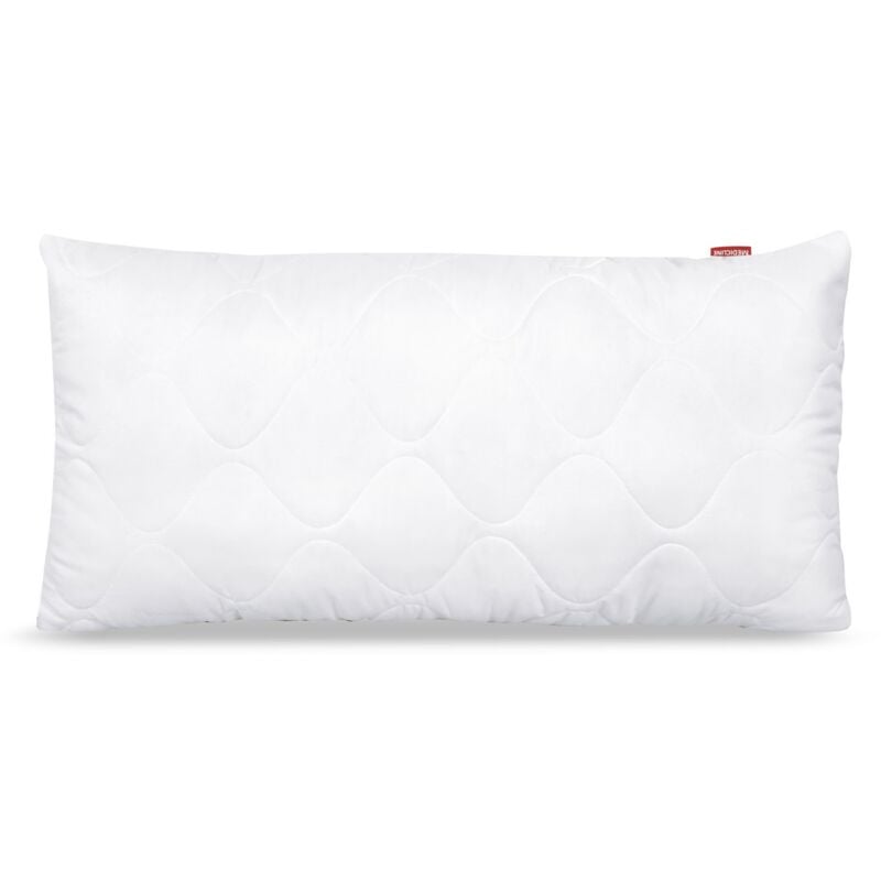 Oreiller 80x40 cm, antiallergique, microfibre matelassée, silicone