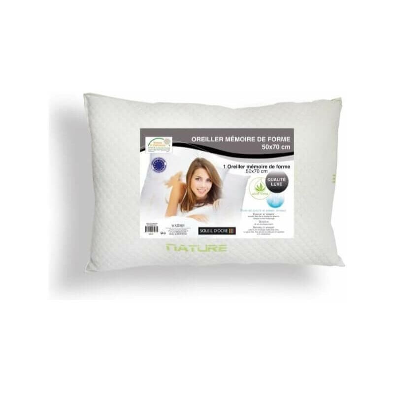 Doulito - Oreiller à mémoire de forme - 50 x 70 cm - Confort et fermeté