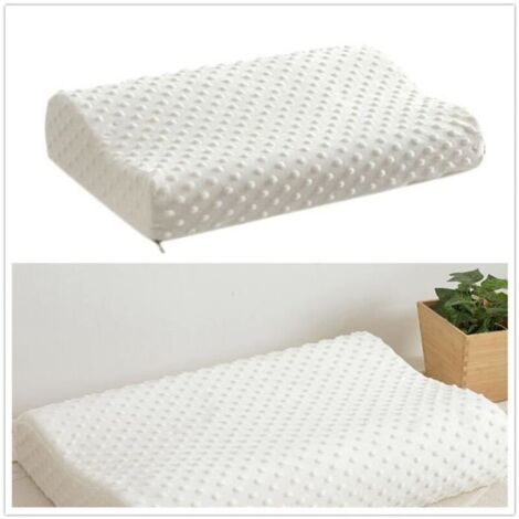 Oreiller à Mémoire de Forme 50x30 cm - Soutien Ergonomique : Maintien de la nuque et des cervicales - Ultra Confort