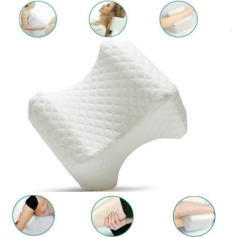Oreiller Au Genou Coussin Jambe En Mousse À Mémoire De Forme Pour Genou Jambe Soulagement De Douleur Au Dos Douleur Aux 2