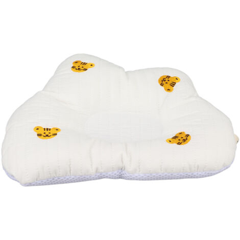 Oreiller Bébé Nuage Doux et Respirant en Coton PP pour Nouveau-né, Coussin Mignon en Forme de Nuage pour Dormir