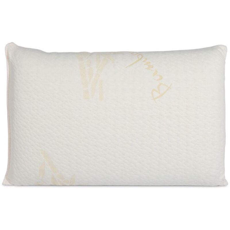 Olympe - literie Oreiller 40x60 cm bamboo Mousse avec mémoire de forme