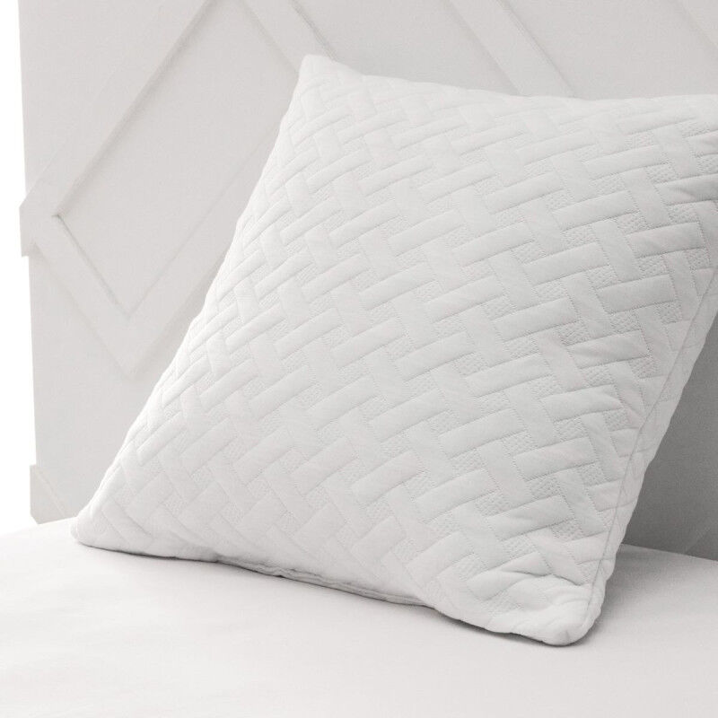 Oreiller carré à mémoire de forme - Blanc - 60 x 60 cm - Livraison gratuite