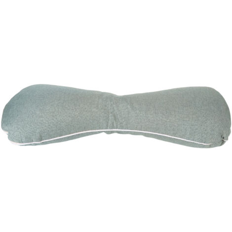 Oreiller Cervical à la Fumée d'Armoise, Coussin Ergonomique pour le Cou, Anti-Stress et Détachable, Vert Naturel
