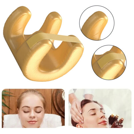 Oreiller cervical Butterfly Sleep Memory, oreiller confortable à rebond lent, oreiller orthopédique pour le cou et le massage cervical, doré
