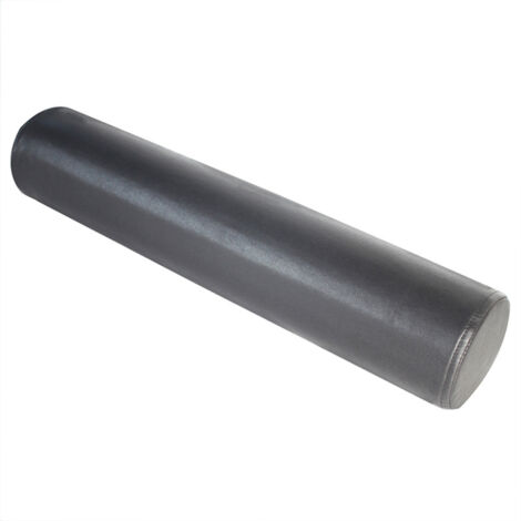 Oreiller cervical cylindrique rond en mousse à mémoire de forme, 50 x 10 cm, avec housse zippée lavable pour soulager les douleurs cervicales, lombaires et des jambes.