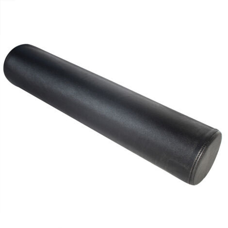 Oreiller cervical cylindrique rond en mousse à mémoire de forme, 50 x 10 cm, avec housse zippée lavable pour soulager les douleurs cervicales, lombaires et des jambes.