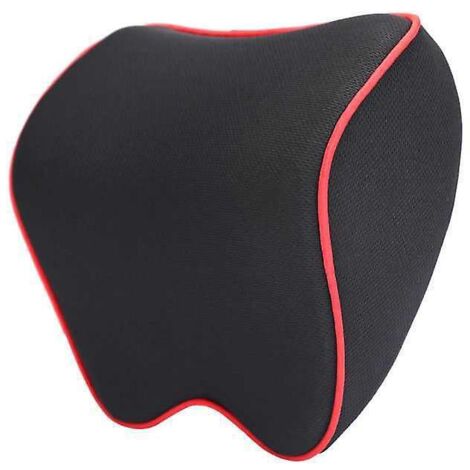 Oreiller cervical de voiture, oreiller d'appui-tête doux pour la conduite avec sangle réglable, 100 % mousse à mémoire de forme