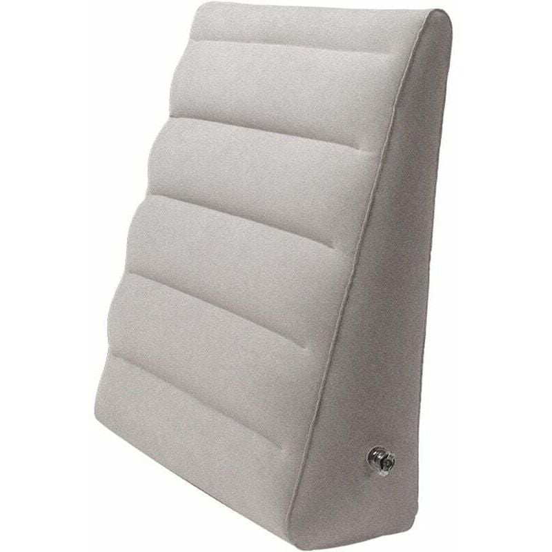 Ahlsen - Oreiller compensé Gonflable, Oreiller de lit, tête de dégonflage à gonflage Rapide, épaule, Dos, Soutien des Jambes Oreiller de Voyage pour