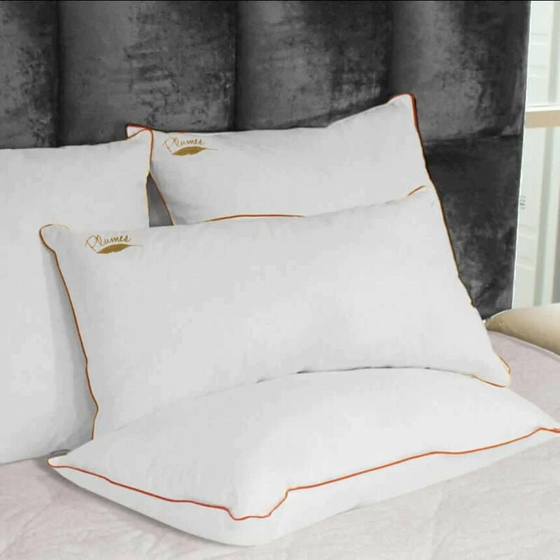 Oreiller Confort Plumes : Soutien mi-ferme et 100% plumes de canard - 40 x 70 cm