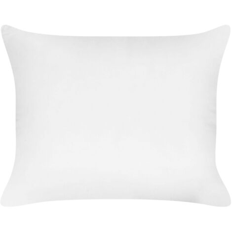 Oreiller de Chambre Rectangulaire Profil Haut 50 x 60 cm Couverture en Japara Coton Lyocell et Remplissage Polyester Blanc Triglav