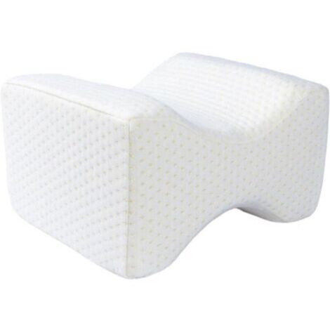 Oreiller de Genou en Mousse à mémoire de Forme, Coussin de positionnement de Jambe à Clip de Couchage latéral, dormeurs latéraux