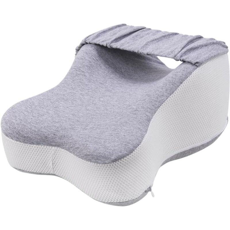 Oreiller de genou en mousse de mémoire pour dormir sur le côté, oreiller de jambe pour les couchants latéraux, coussin de soutien soulagement de la