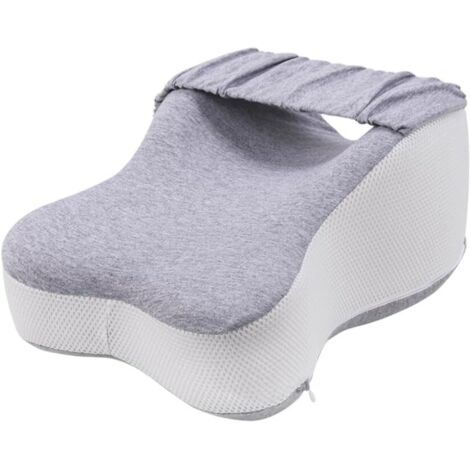 Oreiller de genou en mousse de mémoire pour dormir sur le côté, oreiller de jambe pour les couchants latéraux, coussin de soutien soulagement de la douleur dans le dos, genou,