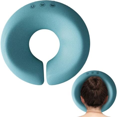 HOUHENCE Oreiller de Massage Face verrs Le Bas, Appui-tête de lit de Massage, Coussin de Repos pour Table de Massage, Oreiller Facial de Spa avec Trou, Oreiller de Massage pour lit de Massage de Salon