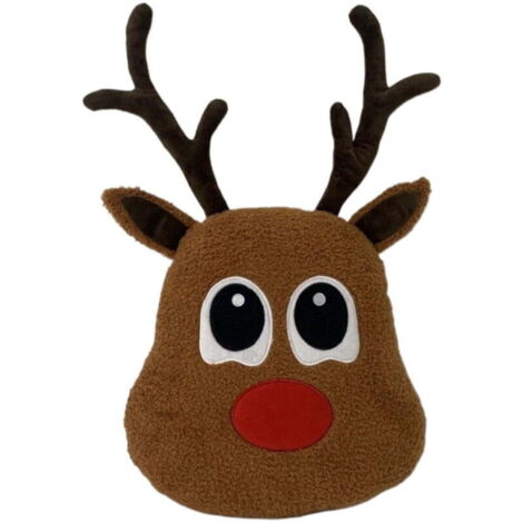 Oreiller de Noël universel en liquidation, oreiller sapin de Noël en peluche, oreiller bonbons, à poche, simple et sophistiqué, taie d'oreiller exquise et douce pour la peau
