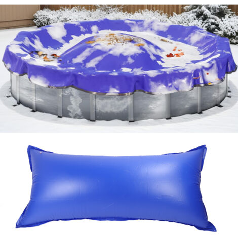 Oreiller de protection pour couverture de piscine PVC résistant au gel Taille 3.9 X 7.8ft