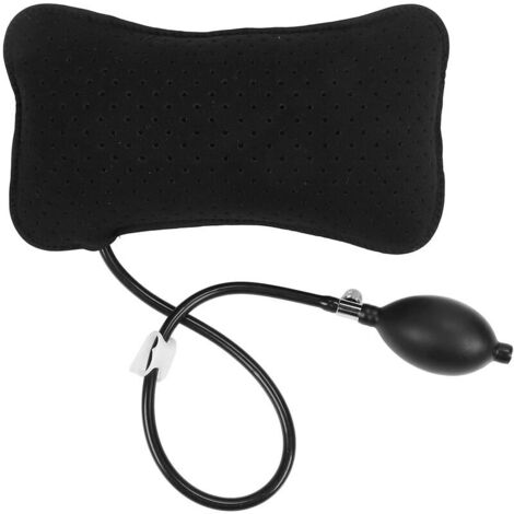 Oreiller de Soutien Lombaire Gonflable, Soutiens Lombaires Portables Lavables pour Oreiller Lombaire Ferme et Respirant pour Hommes Femmes